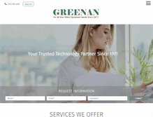 Tablet Screenshot of greenan.com